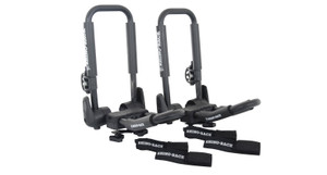 Rhino-Rack USA Kayak Carrier - Roof Rack Kit | Folding J-Cradle Style, Holds 4 Kayaks