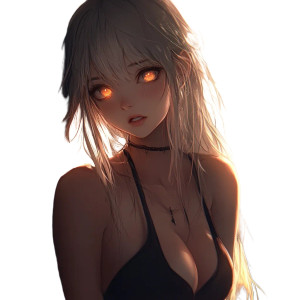 Teasing Anime Girl V2 Vinyl Car Decal Sticker – Waterproof & UV-Resistant 8"