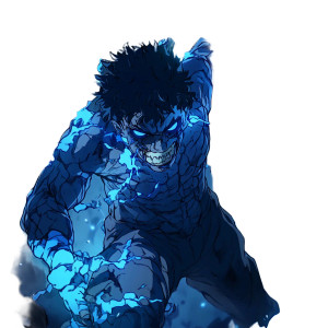 Blue Virus Overtake Vinyl Car Decal Sticker – Waterproof & UV-Resistant 8"