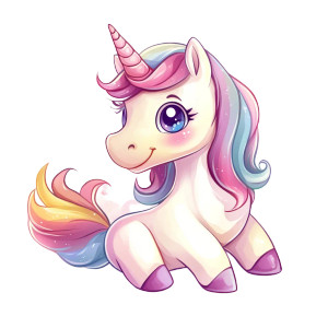 Cute Unicorn V3 Vinyl Car Decal Sticker – Waterproof & UV-Resistant 8" Cute Unicorn V3 Vinyl Car Decal Sticker – Waterproof & UV-Resistant 8"