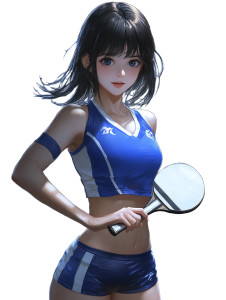 Anime Table Tennis Player Vinyl Car Decal Sticker – Waterproof & UV-Resistant 8" Anime Table Tennis Player Vinyl Car Decal Sticker – Waterproof & UV-Resistant 8"