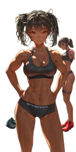 Muscular Body V3 Vinyl Car Decal Sticker – Waterproof & UV-Resistant 8"