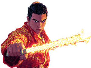 Pixelated Asian Fighter Vinyl Car Decal Sticker – Waterproof & UV-Resistant 8"