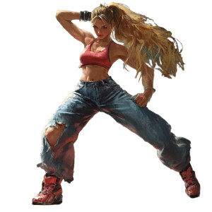 Street Fighter Dancer Vinyl Car Decal Sticker – Waterproof & UV-Resistant 8"