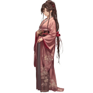 Elegant Kimono Portrait Vinyl Car Decal Sticker – Waterproof & UV-Resistant 8" Elegant Kimono Portrait Vinyl Car Decal Sticker – Waterproof & UV-Resistant 8"