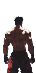 Muscular Anime Fighter Vinyl Car Decal Sticker – Waterproof & UV-Resistant 8" Muscular Anime Fighter Vinyl Car Decal Sticker – Waterproof & UV-Resistant 8"