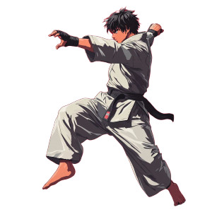 Anime Gi Kick V2 Vinyl Car Decal Sticker – Waterproof & UV-Resistant 8" Anime Gi Kick V2 Vinyl Car Decal Sticker – Waterproof & UV-Resistant 8"