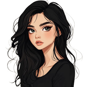 Cute Lilith Cartoon Vinyl Car Decal Sticker – Waterproof & UV-Resistant 8"