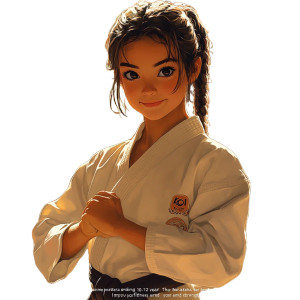 Koi Karate Club Poster V2 Vinyl Car Decal Sticker – Waterproof & UV-Resistant 8"