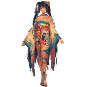 Japanese-Style Oc Vinyl Car Decal Sticker – Waterproof & UV-Resistant 8"