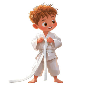 Max'S Karate Belt Struggle Vinyl Car Decal Sticker – Waterproof & UV-Resistant 8"