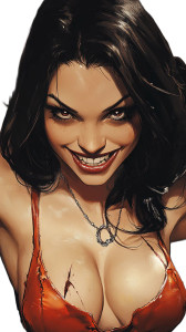 Sinister Dancing Woman Vinyl Car Decal Sticker – Waterproof & UV-Resistant 8"