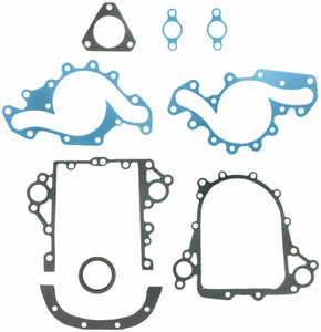 Fel-Pro Gaskets Timing Cover Gasket Set TCS 45554 OE Replacement; Without Sleeve N Seal Plus Fel-Pro Gaskets Timing Cover Gasket Set TCS 45554 OE Replacement; Without Sleeve N Seal Plus