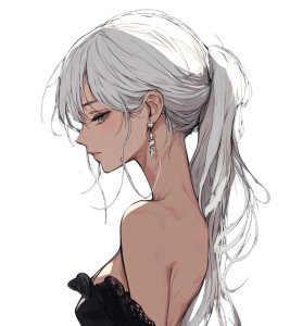 Anime White-Haired Girl V2 Vinyl Car Decal Sticker – Waterproof & UV-Resistant 8" Anime White-Haired Girl V2 Vinyl Car Decal Sticker – Waterproof & UV-Resistant 8"