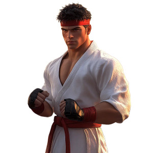 Martial Artist Render Vinyl Car Decal Sticker – Waterproof & UV-Resistant 8"