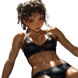 Anime Gym Girl V2 Vinyl Car Decal Sticker – Waterproof & UV-Resistant 8" Anime Gym Girl V2 Vinyl Car Decal Sticker – Waterproof & UV-Resistant 8"