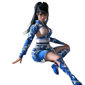 Kimono Kung Fu Girl Vinyl Car Decal Sticker – Waterproof & UV-Resistant 8"