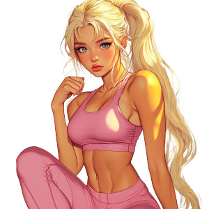 Girlypop Workout Vinyl Car Decal Sticker – Waterproof & UV-Resistant 8"