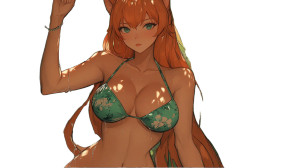 Anime Beach Girl V2 Vinyl Car Decal Sticker – Waterproof & UV-Resistant 8" Anime Beach Girl V2 Vinyl Car Decal Sticker – Waterproof & UV-Resistant 8"