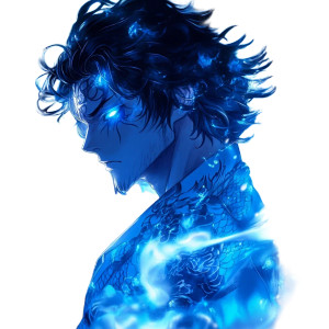 Anime Dragon Warrior Vinyl Car Decal Sticker – Waterproof & UV-Resistant 8"