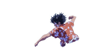 Tsunami Waves Character Vinyl Car Decal Sticker – Waterproof & UV-Resistant 8"