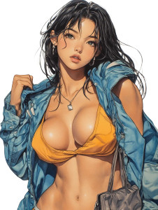 90S Anime Girl V7 Vinyl Car Decal Sticker – Waterproof & UV-Resistant 8" 90S Anime Girl V7 Vinyl Car Decal Sticker – Waterproof & UV-Resistant 8"