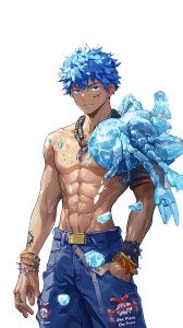 Ice Crab Warrior Vinyl Car Decal Sticker – Waterproof & UV-Resistant 8"