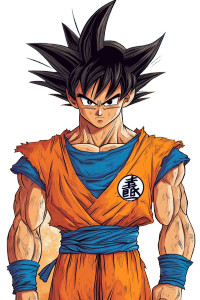 Goku Comic Vinyl Car Decal Sticker – Waterproof & UV-Resistant 8" Goku Comic Vinyl Car Decal Sticker – Waterproof & UV-Resistant 8"