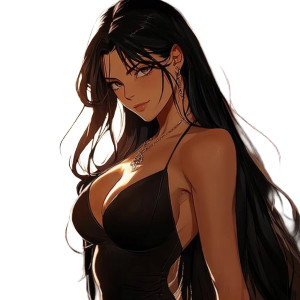 Smug Anime Woman V3 Vinyl Car Decal Sticker – Waterproof & UV-Resistant 8"