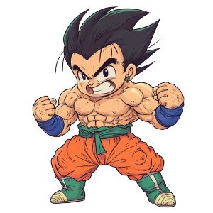 Wrestler Goten Anime Vinyl Car Decal Sticker – Waterproof & UV-Resistant 8" Wrestler Goten Anime Vinyl Car Decal Sticker – Waterproof & UV-Resistant 8"