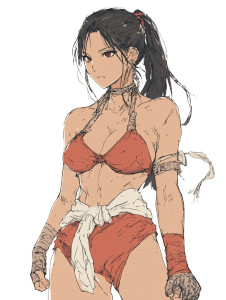 Mai Shiranui Training V2 Vinyl Car Decal Sticker – Waterproof & UV-Resistant 8"