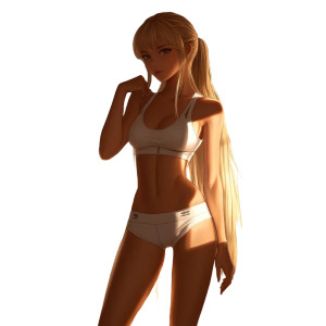 Anime Yoga Woman Vinyl Car Decal Sticker – Waterproof & UV-Resistant 8"