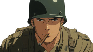 80S Anime Soldier Vinyl Car Decal Sticker – Waterproof & UV-Resistant 8" 80S Anime Soldier Vinyl Car Decal Sticker – Waterproof & UV-Resistant 8"