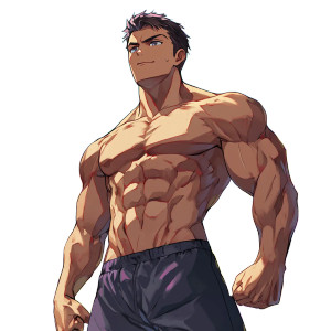 Confident Anime Man Vinyl Car Decal Sticker – Waterproof & UV-Resistant 8" Confident Anime Man Vinyl Car Decal Sticker – Waterproof & UV-Resistant 8"