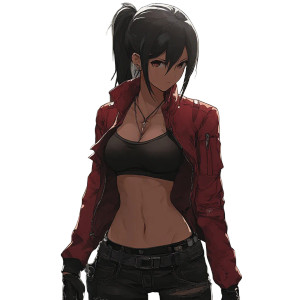 Anime Characters Together Vinyl Car Decal Sticker – Waterproof & UV-Resistant 8"