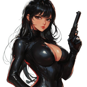 Komi San Armed V2 Vinyl Car Decal Sticker – Waterproof & UV-Resistant 8"