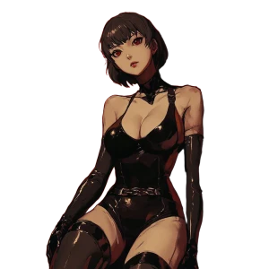 Makoto Niijima Art V4 Vinyl Car Decal Sticker – Waterproof & UV-Resistant 8"