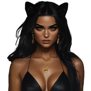 Mysterious Panther Woman Vinyl Car Decal Sticker – Waterproof & UV-Resistant 8" Mysterious Panther Woman Vinyl Car Decal Sticker – Waterproof & UV-Resistant 8"