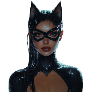 Catwoman In Rain Vinyl Car Decal Sticker – Waterproof & UV-Resistant 8" Catwoman In Rain Vinyl Car Decal Sticker – Waterproof & UV-Resistant 8"