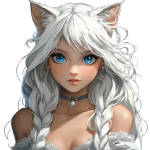 Anime Cat Princess Vinyl Car Decal Sticker – Waterproof & UV-Resistant 8" Anime Cat Princess Vinyl Car Decal Sticker – Waterproof & UV-Resistant 8"