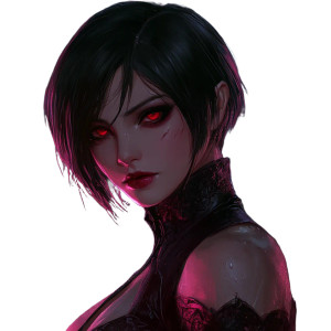 Villainous Ada Wong Vinyl Car Decal Sticker – Waterproof & UV-Resistant 8"