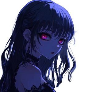 Moonlit Vampire Girl Vinyl Car Decal Sticker – Waterproof & UV-Resistant 8" Moonlit Vampire Girl Vinyl Car Decal Sticker – Waterproof & UV-Resistant 8"