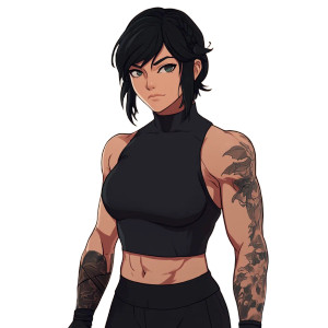 Korra In Dojo Vinyl Car Decal Sticker – Waterproof & UV-Resistant 8" Korra In Dojo Vinyl Car Decal Sticker – Waterproof & UV-Resistant 8"