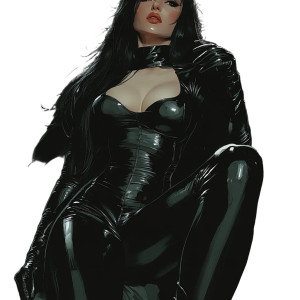 Comicbook Latex Heroine Vinyl Car Decal Sticker – Waterproof & UV-Resistant 8"