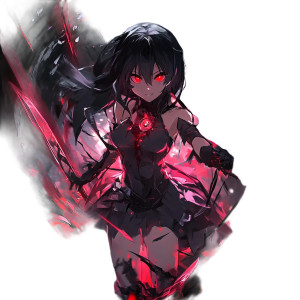 Evil Anime Girl V4 Vinyl Car Decal Sticker – Waterproof & UV-Resistant 8" Evil Anime Girl V4 Vinyl Car Decal Sticker – Waterproof & UV-Resistant 8"