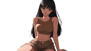 Retro Anime Woman V2 Vinyl Car Decal Sticker – Waterproof & UV-Resistant 8" Retro Anime Woman V2 Vinyl Car Decal Sticker – Waterproof & UV-Resistant 8"