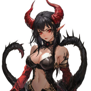 Demon Waifu Vinyl Car Decal Sticker – Waterproof & UV-Resistant 8" Demon Waifu Vinyl Car Decal Sticker – Waterproof & UV-Resistant 8"