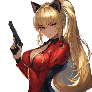 Anime Girl With Gun V2 Vinyl Car Decal Sticker – Waterproof & UV-Resistant 8" Anime Girl With Gun V2 Vinyl Car Decal Sticker – Waterproof & UV-Resistant 8"