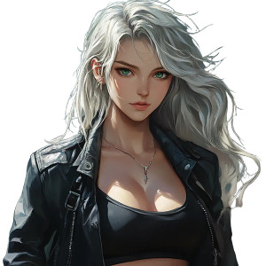 Silver-Haired Anime Female V3 Vinyl Car Decal Sticker – Waterproof & UV-Resistant 8" Silver-Haired Anime Female V3 Vinyl Car Decal Sticker – Waterproof & UV-Resistant 8"