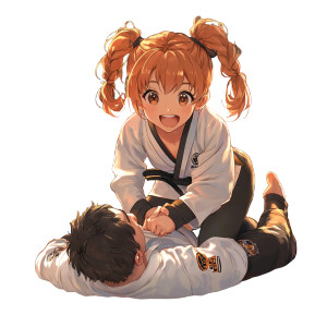 Anime Jiu-Jitsu Girl Vinyl Car Decal Sticker – Waterproof & UV-Resistant 8" Anime Jiu-Jitsu Girl Vinyl Car Decal Sticker – Waterproof & UV-Resistant 8"